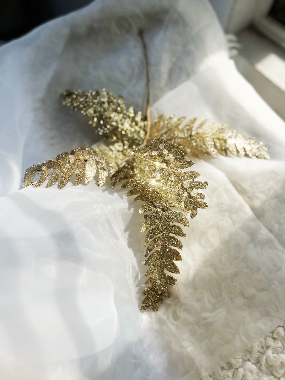 Glitter Fern Spray - Image 3