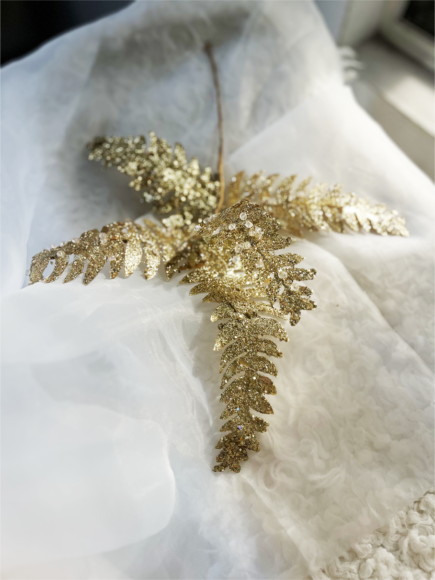 Glitter Fern Spray