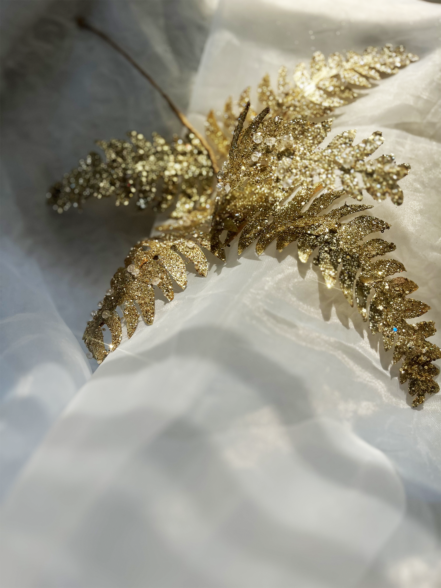 Glitter Fern Spray - Image 2